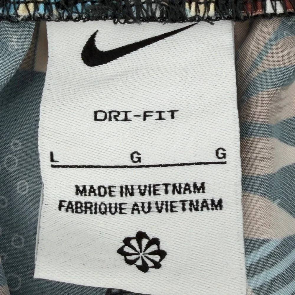 Nike Kids Dri Fit Athletic Shorts Tropical Floral Print Size L‎